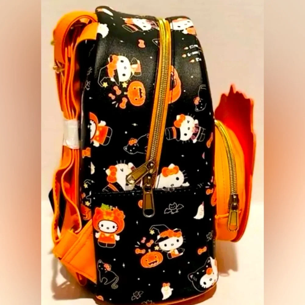 Loungefly Sanrio Hello Kitty Pumpkin Mini Backpack NWT